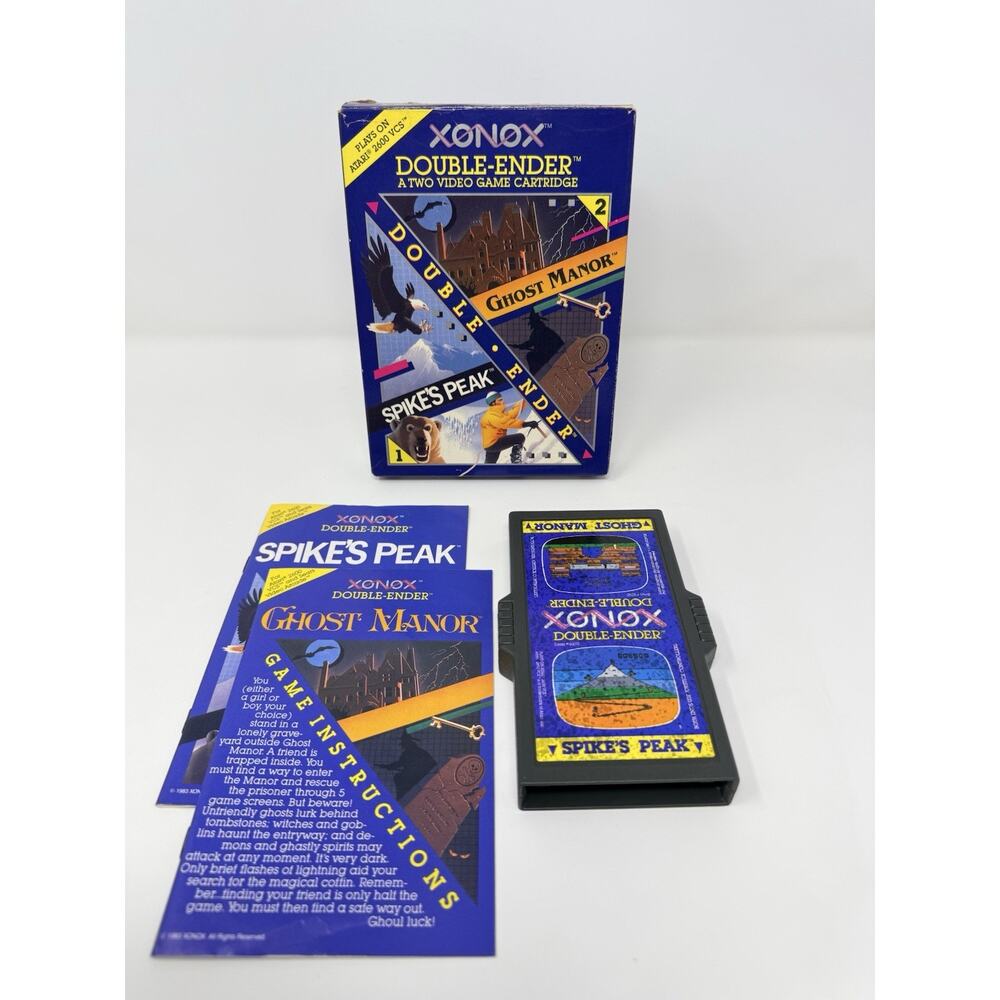 Ghost Manor Spikes Peak Atari 2600 Xonox 1983 Complete CIB Tested